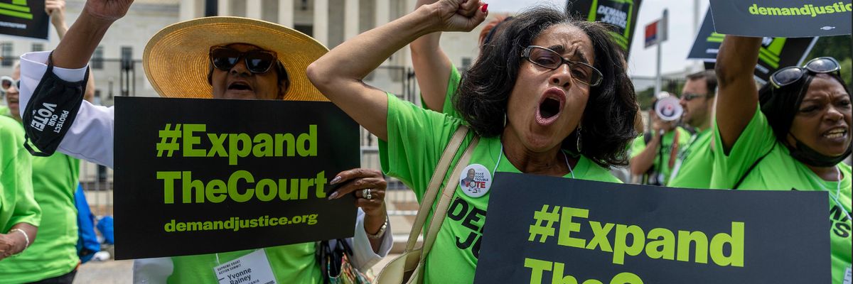 Activists demand Supreme Court expansion