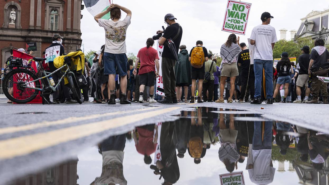 Activists Demonstrate Against Israeli Prime Minister Netanyahu's Visit To White House