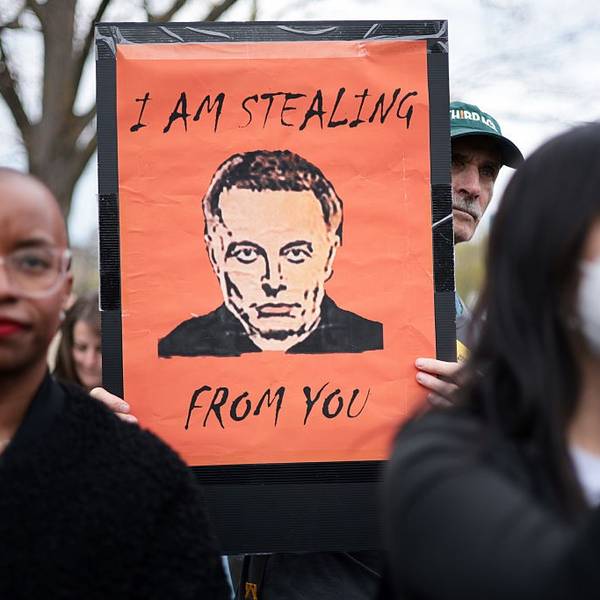 Activists Demonstrate Against Tax Breaks For The Rich And Corporations