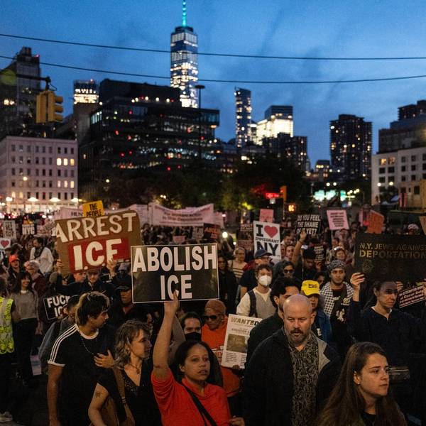 Activists Demonstrate In NYC After Thursday's ICE Agent Involved Shooting In The Bronx