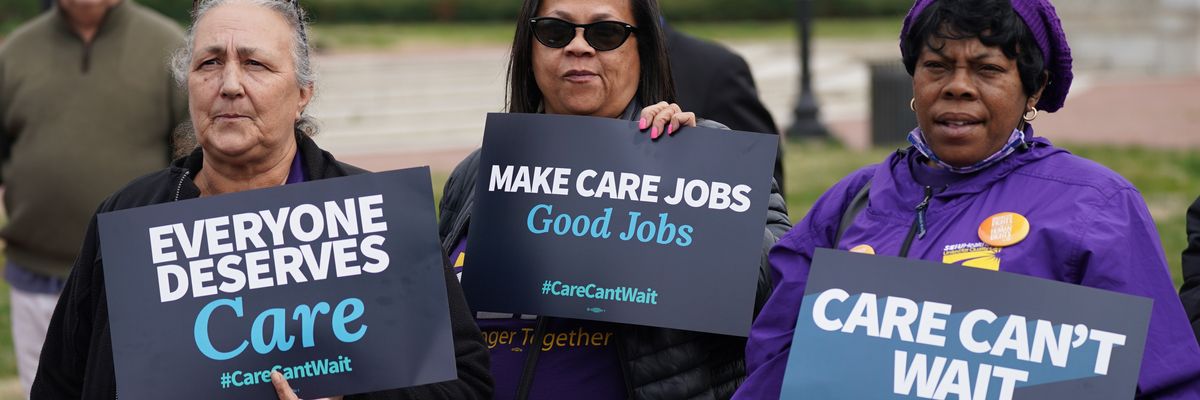 Activists gather in D.C. to advocate for sweeping federal care legislation
