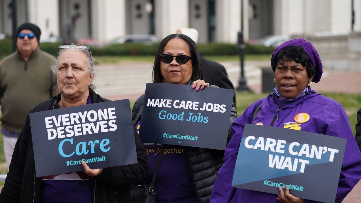 Activists gather in D.C. to advocate for sweeping federal care legislation