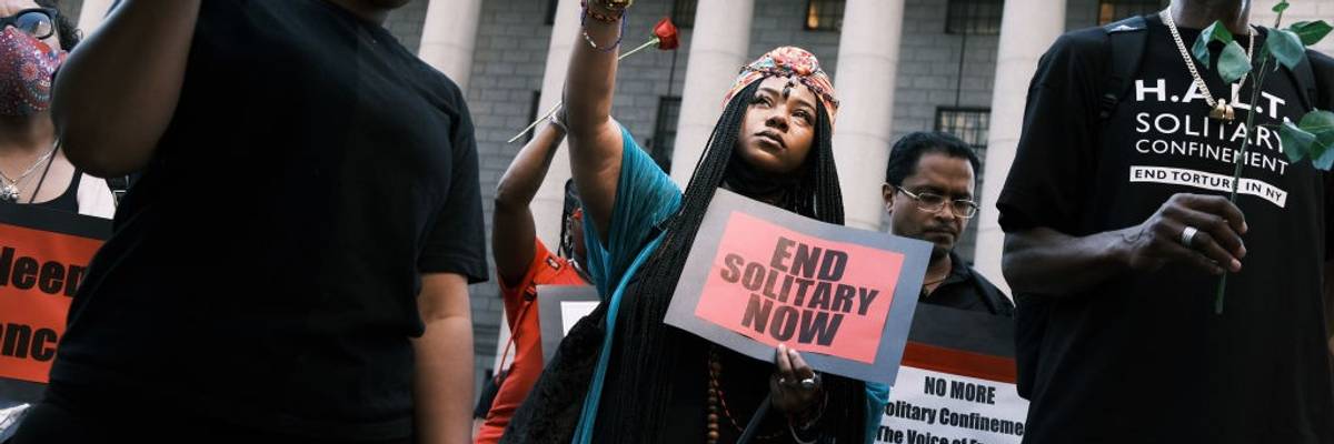 Activists In New York City march to end solitary confinement