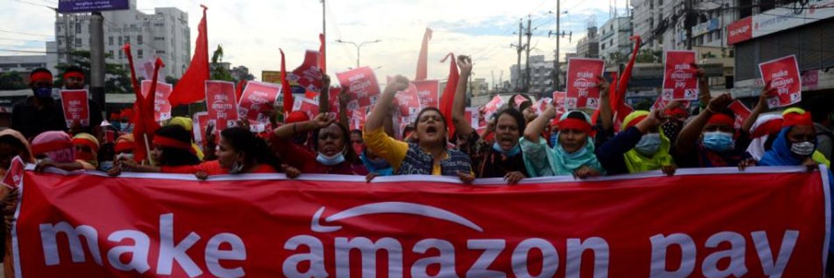Progressive Coalition Stages Worldwide Black Friday Protests to 'Make Amazon Pay'
