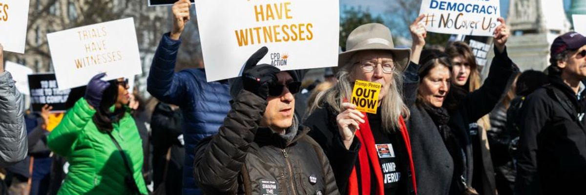 200+ Lawyers March on US Capitol to Demand Witnesses as Senate GOP Barrels Toward Trump Acquittal