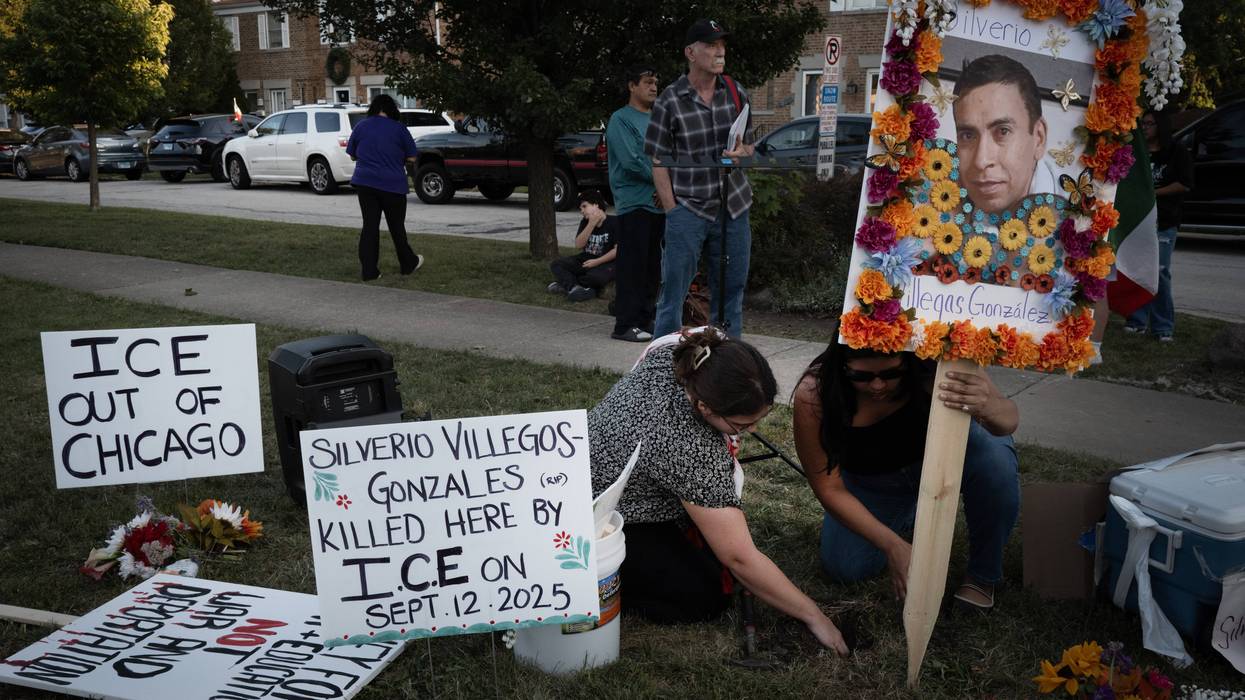 Activists Protest ICE Agent Killing Of Silverio Villegas Gonzalez