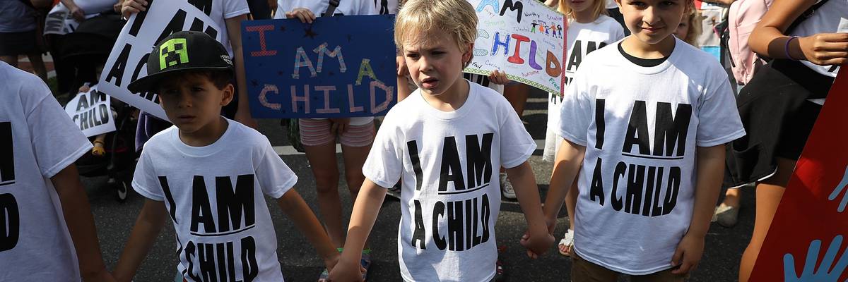 Activists Protest In Washington DC For Immigrant Family Reunification
