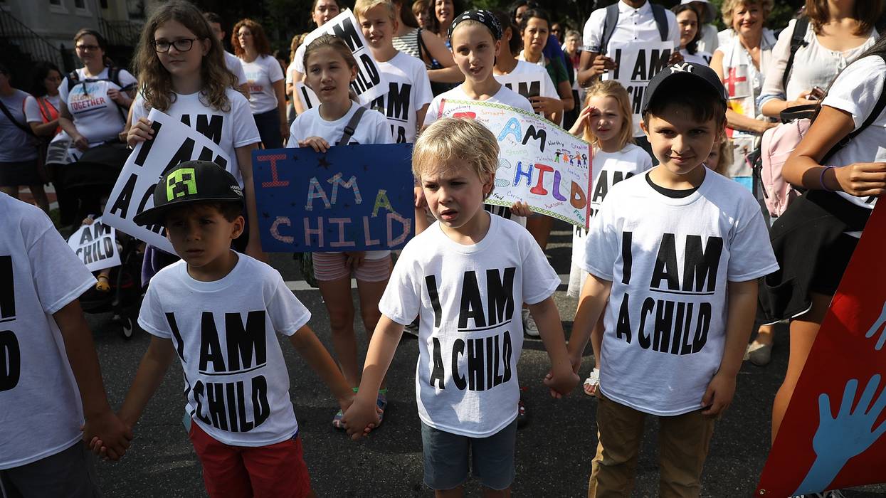 Activists Protest In Washington DC For Immigrant Family Reunification