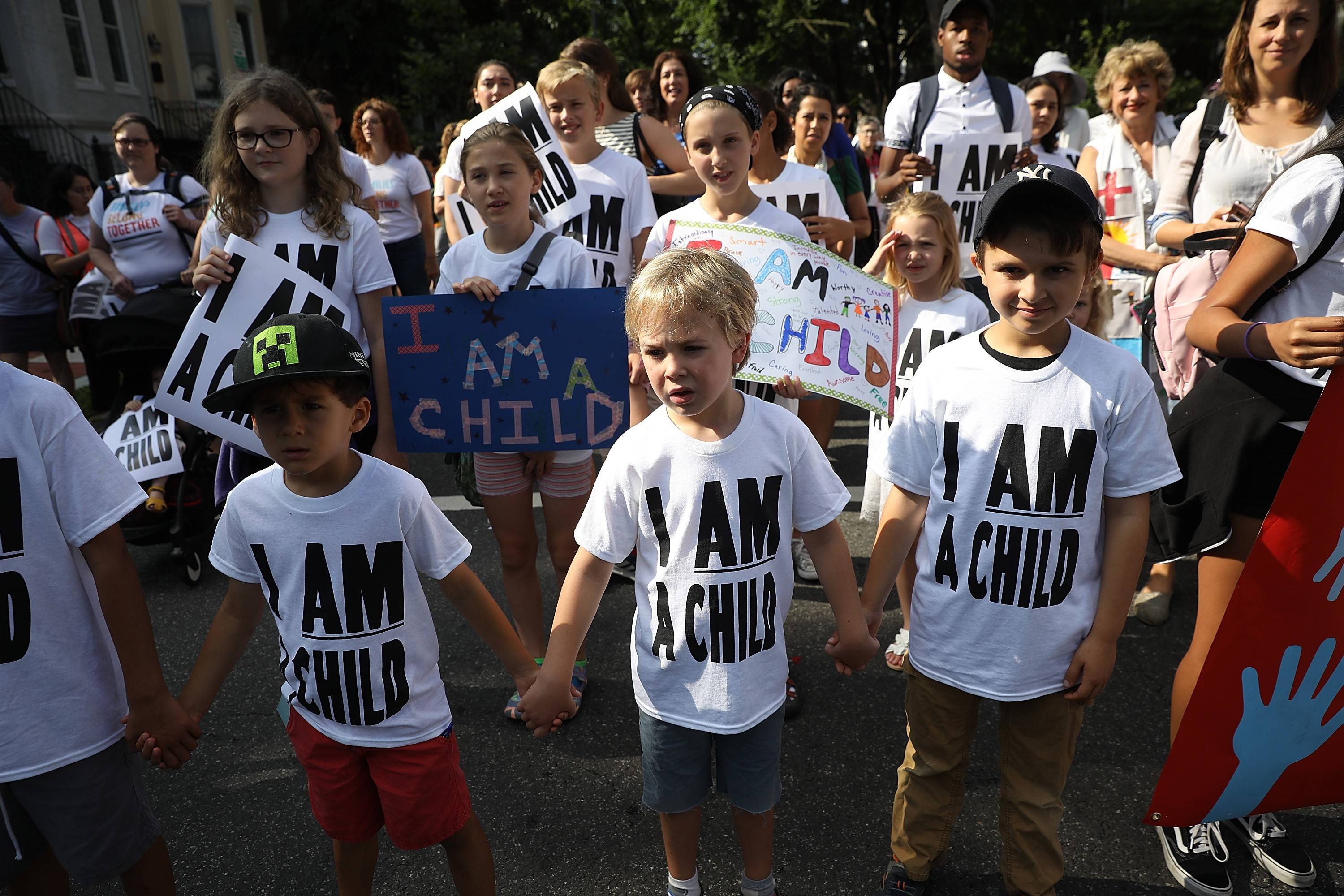 Activists Protest In Washington DC For Immigrant Family Reunification