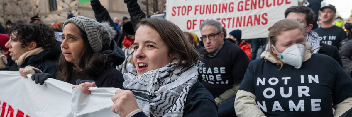 Activists Protest President Biden's New York Visit, Calling For Ceasefire In Gaza