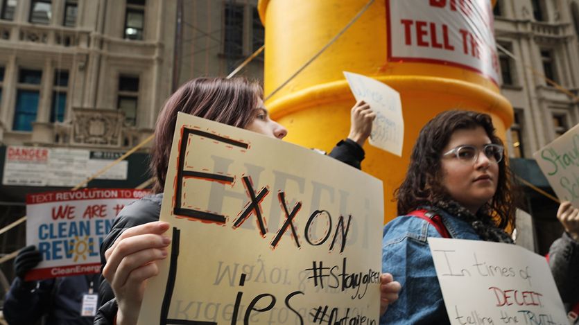 Activists rally against ExxonMobil
