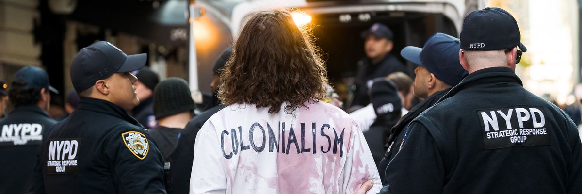 Activists were arrested for disrupting the Macy's Thanksgiving Day Parade