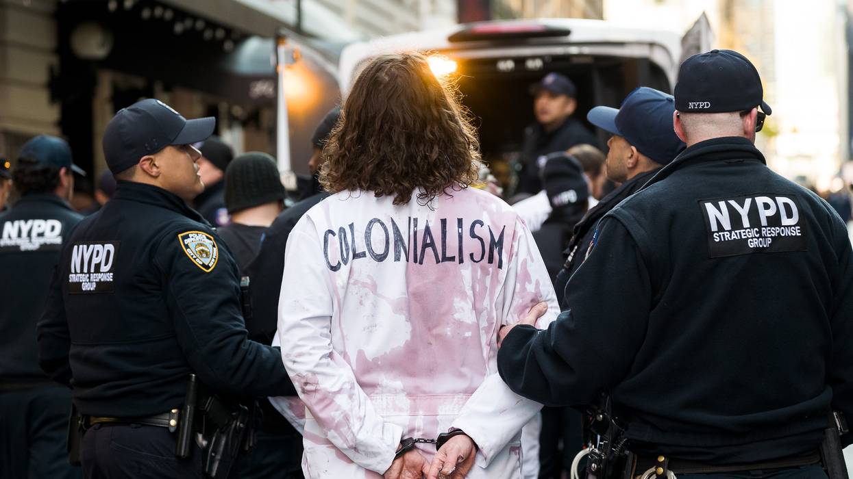 Activists were arrested for disrupting the Macy's Thanksgiving Day Parade