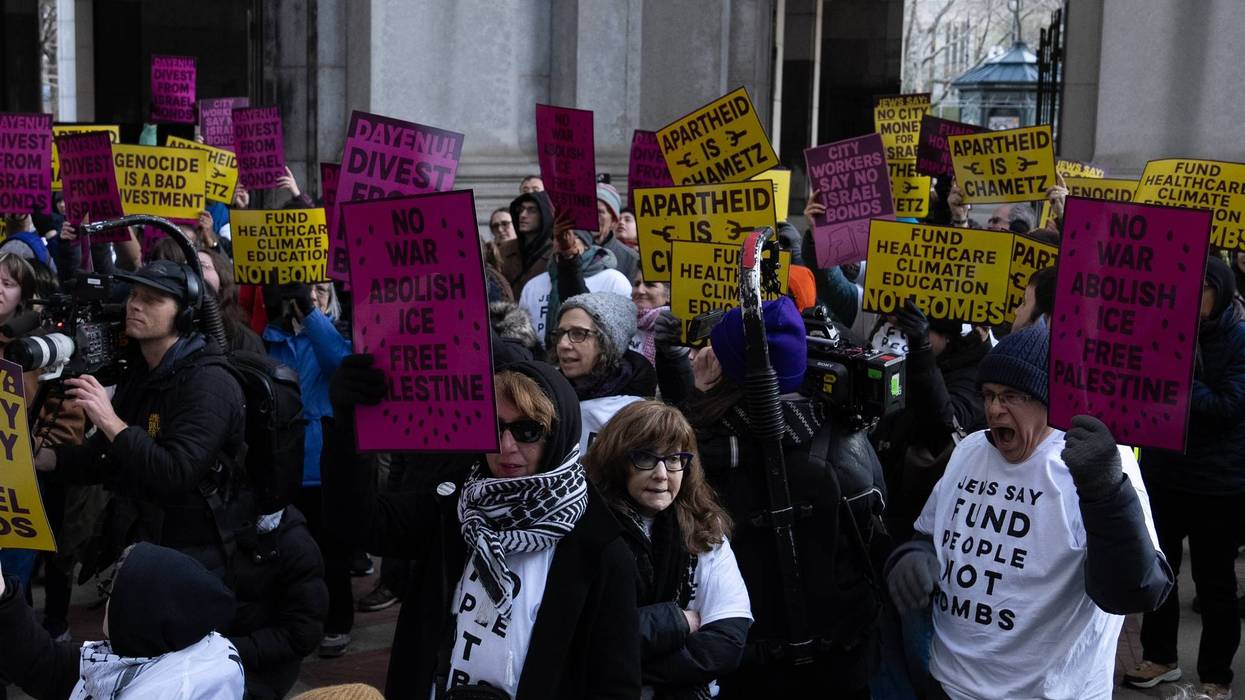 ‘Genocide Is a Bad Investment’: Passover Seder Protests NYC Comptroller Plan to Reinvest in Israel
