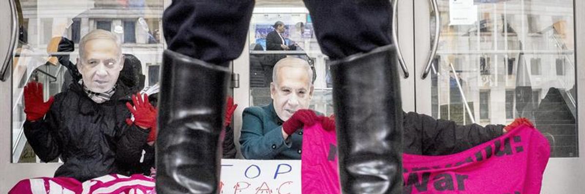 As Netanyahu Heads to DC, CodePink Tries to Shut Down AIPAC