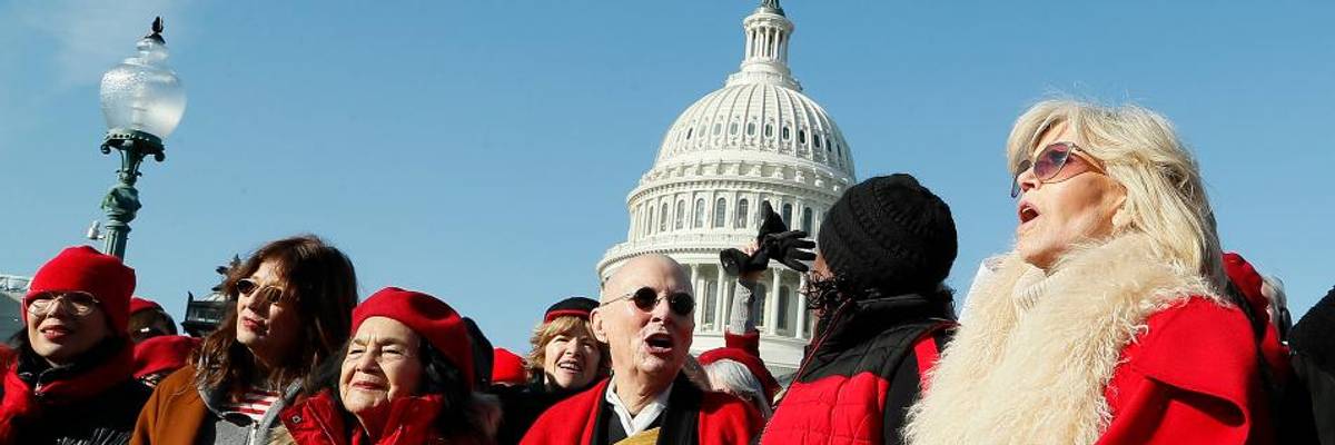 A Christmas Arrest for Climate Justice on #FireDrillFriday