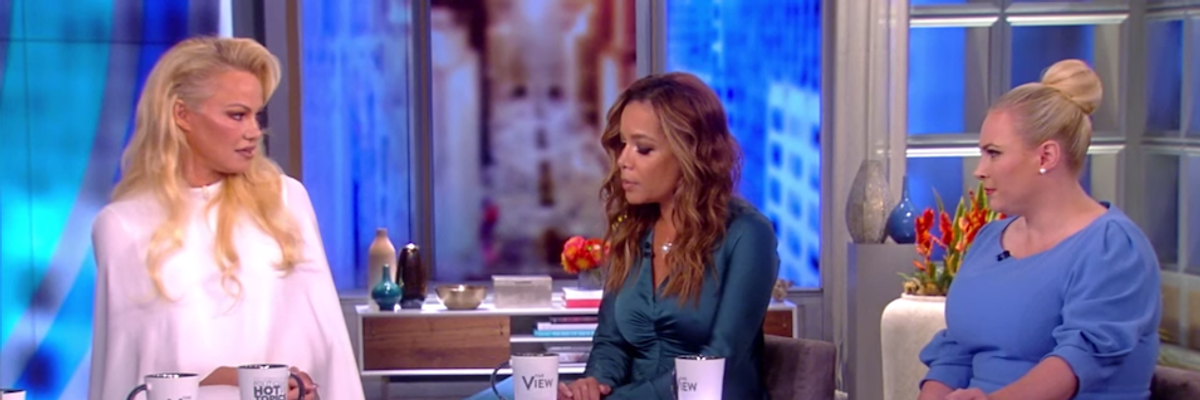 'A Breath of Fresh Air' as Pamela Anderson Takes Meghan McCain to Task Over US War Crimes