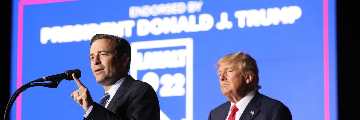 Adam Laxalt and Donald Trump