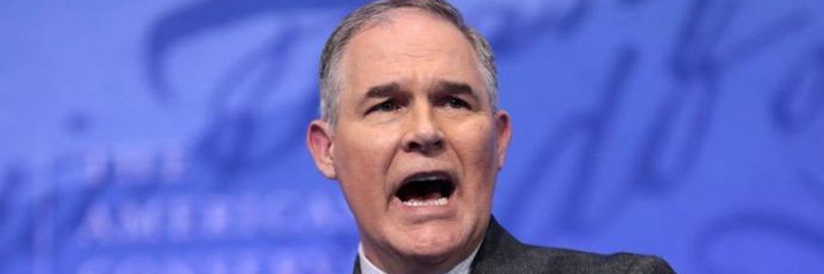 Calls for EPA Chief's Ouster Grow as Inspector General Launches New Probe of 'K Street B&B Patron' Scott Pruitt