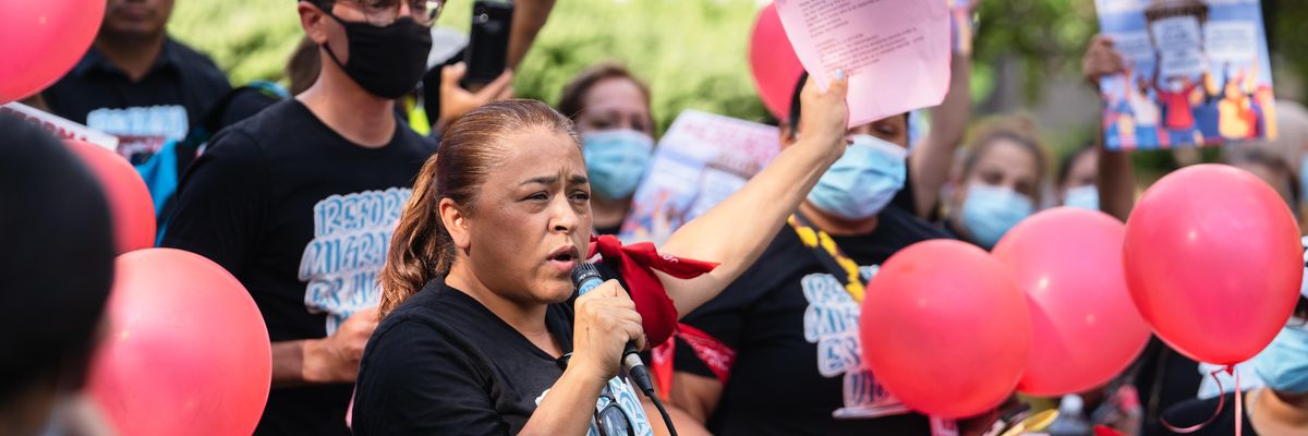 Advocates for paid family leave at rally in Texas
