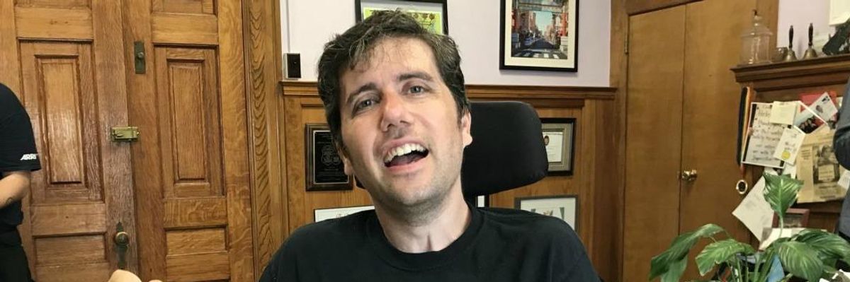 Dying From ALS, Ady Barkan Will Save U.S. Democracy if It's the Last Thing He Does