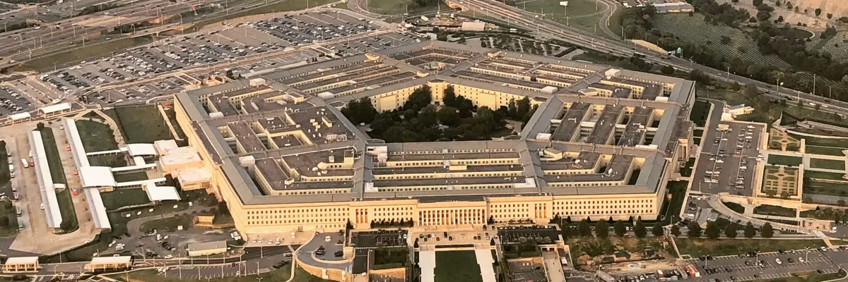 Aerial view of the Pentagon