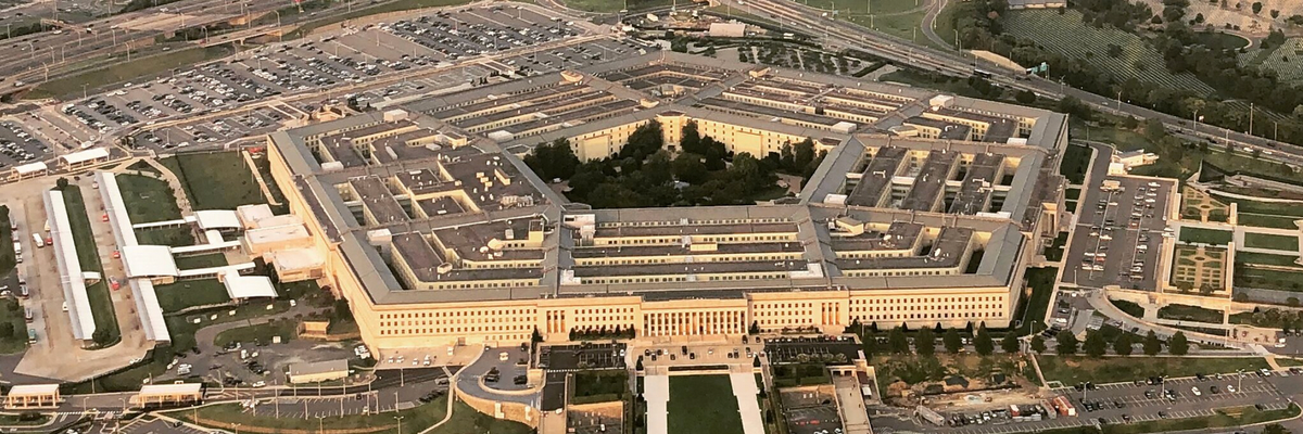 Aerial view of the Pentagon