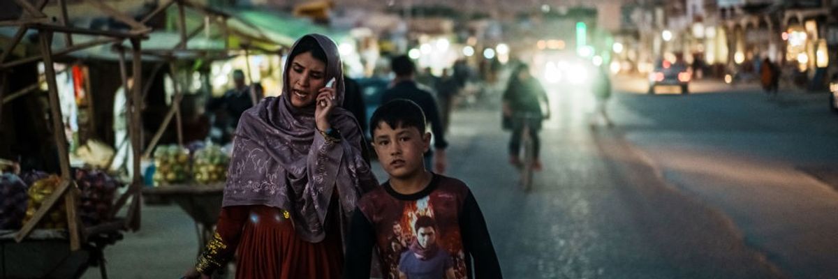 Afghans in Bamyan under Taliban rule