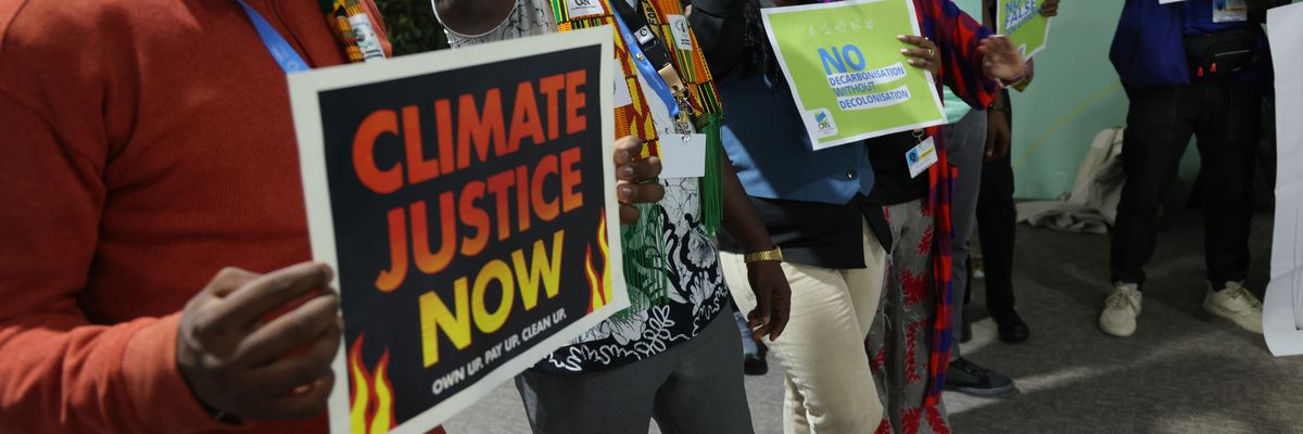 African activists at COP29.