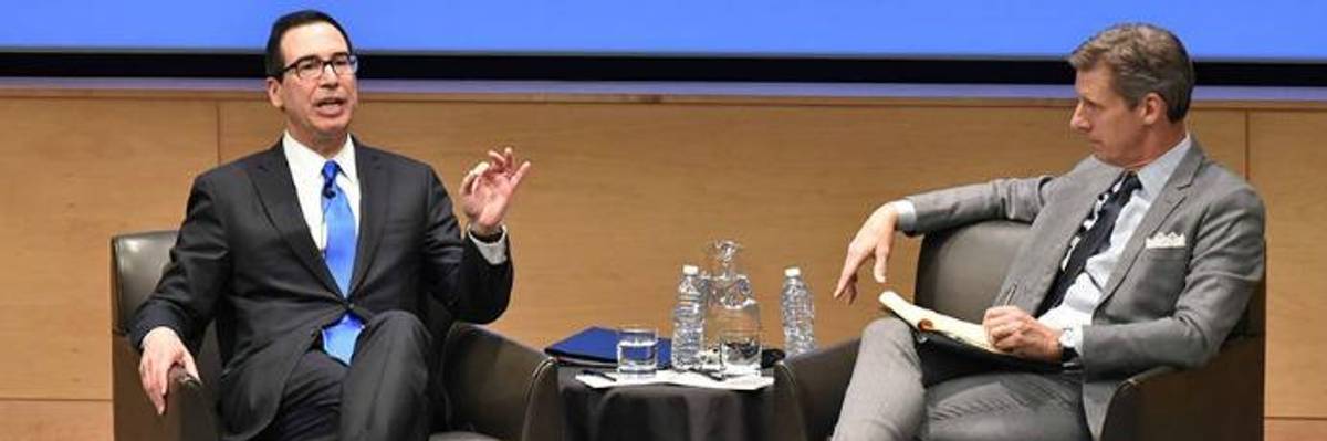 After Being Told He's 'Full of Sh*t' at School Event, Mnuchin Demands UCLA Suppress Video