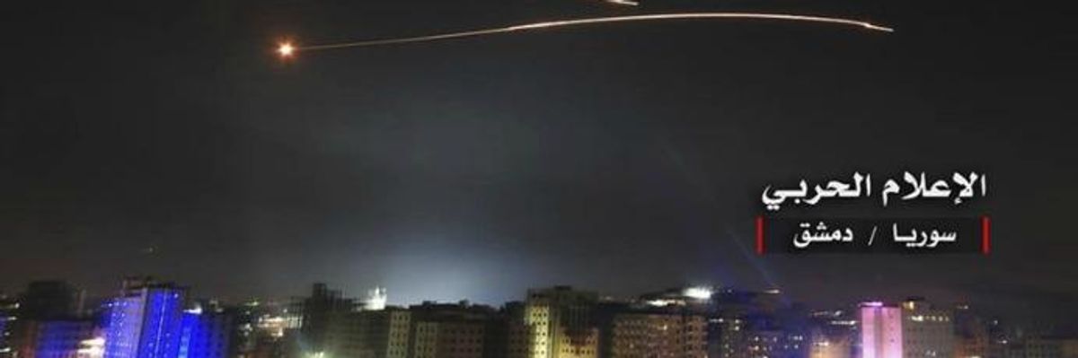 Threat of Larger War Soars as Israel Claims Credit for Massive Attack on "Iranian Targets" in Syria