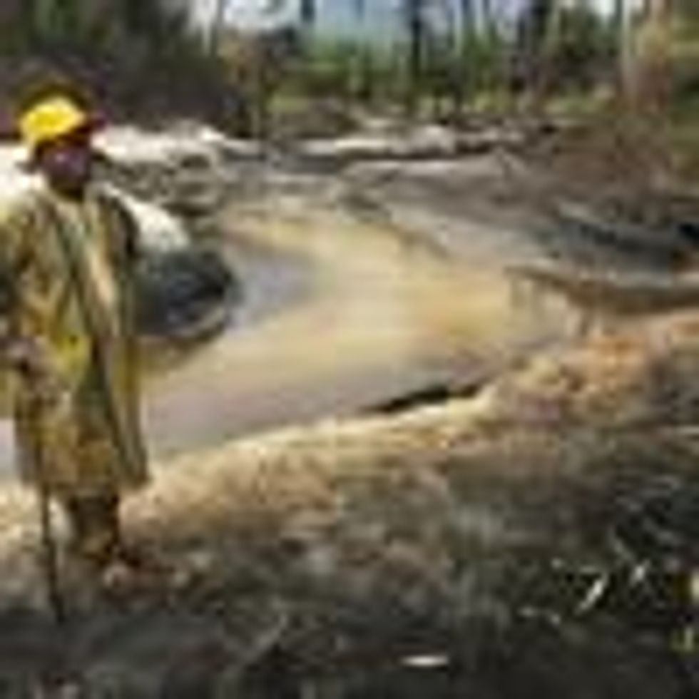 After more than six decades of oil exploitation in the Niger Delta, the region now ranks as one of the top ten most polluted places on earth. Water bodies, soils, and the air have all been stoked full of harmful pollutants, and life expectancy now stands at a dreary 41 years. (Photo: Jacob Silberberg via Getty Images)