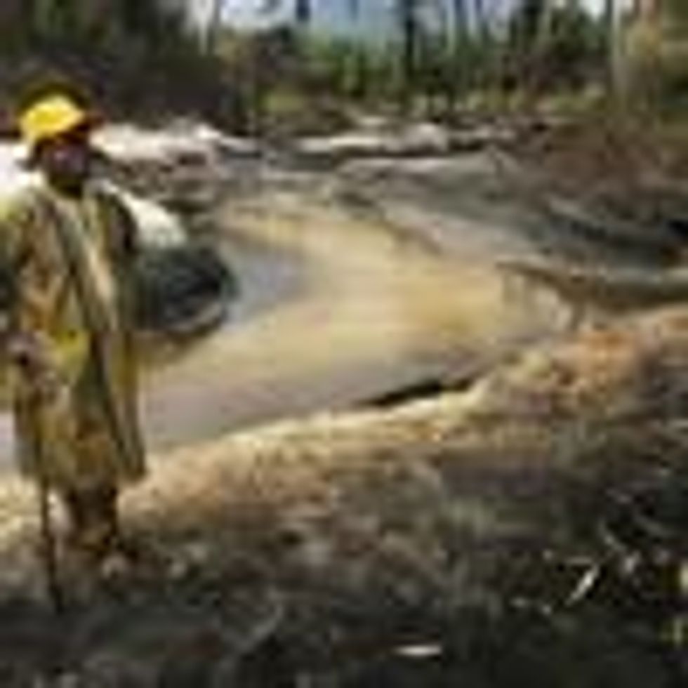 After more than six decades of oil exploitation in the Niger Delta, the region now ranks as one of the top ten most polluted places on earth. Water bodies, soils, and the air have all been stoked full of harmful pollutants, and life expectancy now stands at a dreary 41 years. (Photo: Jacob Silberberg via Getty Images)