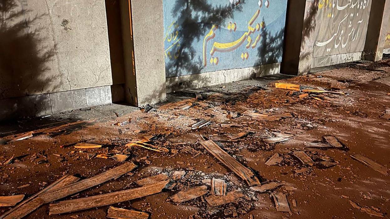 aftermath of Iran prison fire