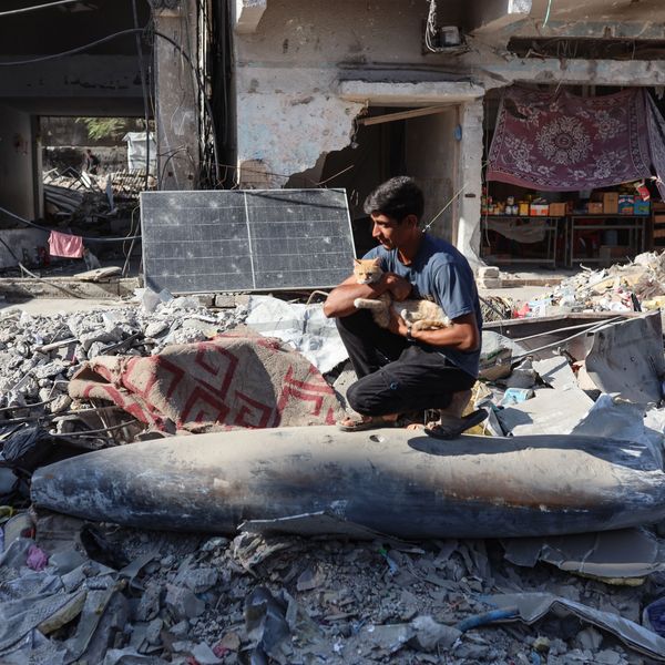 Aftermath Of Israeli Airstrike in Gaza, Palestine