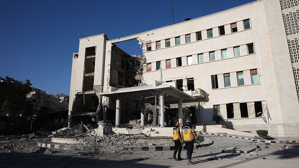 Aftermath Of Israeli Airstrikes On Targets In Damascus