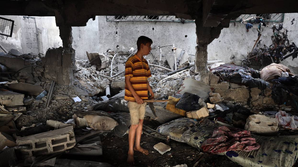 Aftermath Of Israeli Strike In Gaza, Palestine