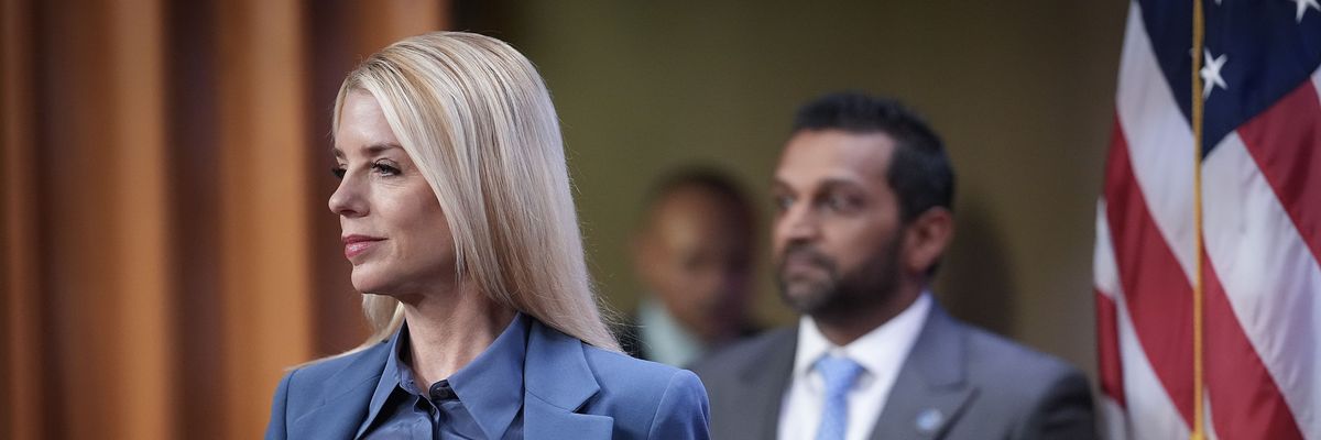 AG Bondi and FBI Director Patel Hold Press Conference On Jan. 6 Pipe Bomber