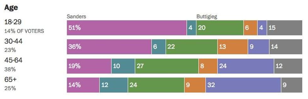 age of NH primary voters