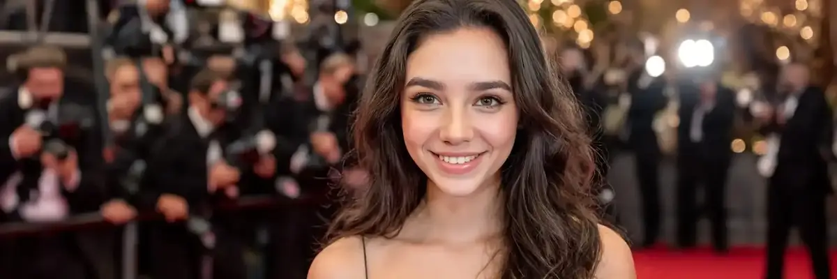 AI "actor" Tilly Norwood stands on the red carpet