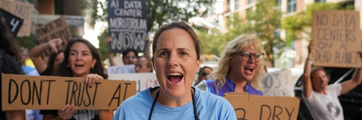 AI / Data Center Protest