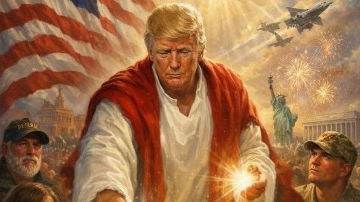 Is War Criminal Donald Trump Actually a Healing Jesus Christ?