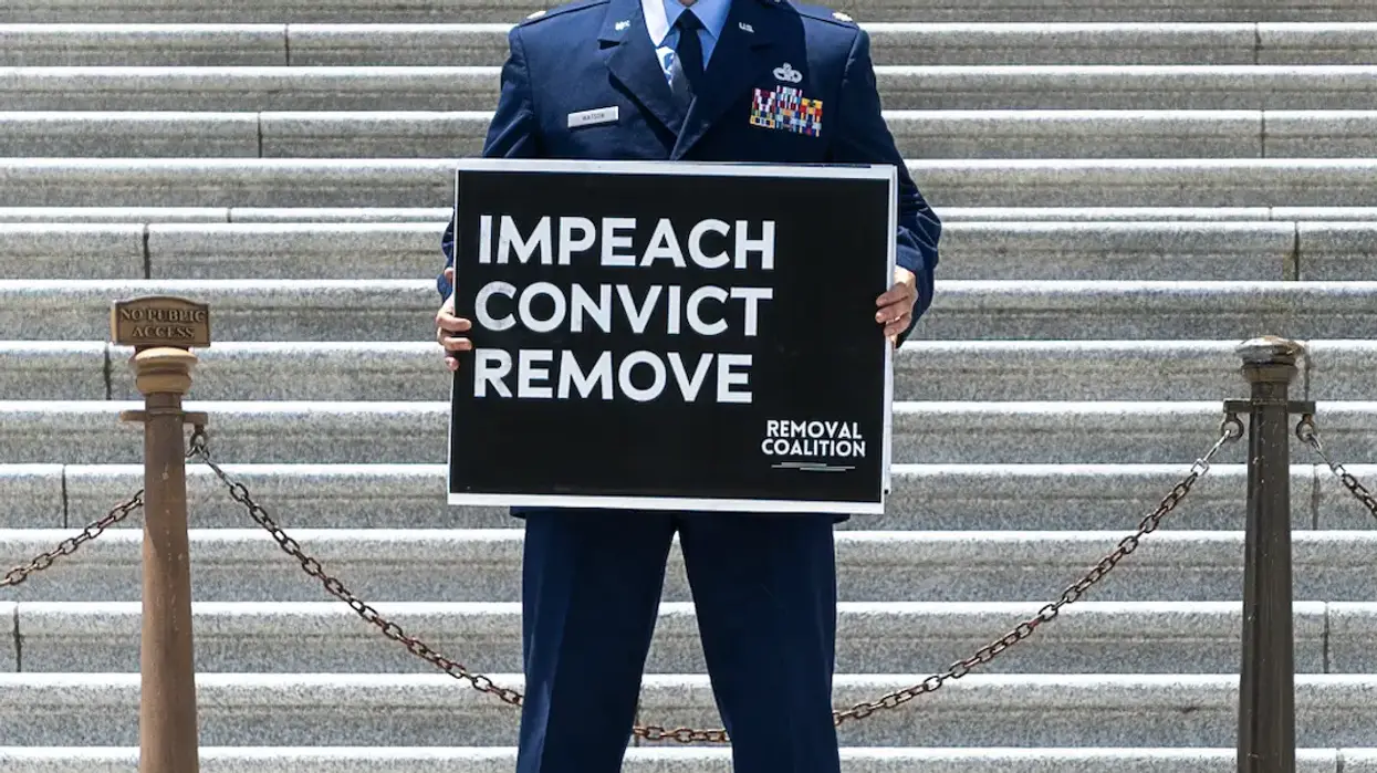 Air Force Major Who Called for Trump’s Impeachment Is in Solitary Confinement 24 Hours a Day