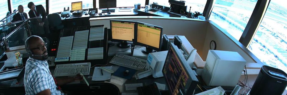 Warning of 'Catastrophic Event,' Air Traffic Controllers Union Official Says Flying 'Absolutely' Less Safe Due to Trump Shutdown
