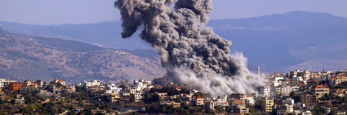 Airstrike in Lebanon by Israeli forces