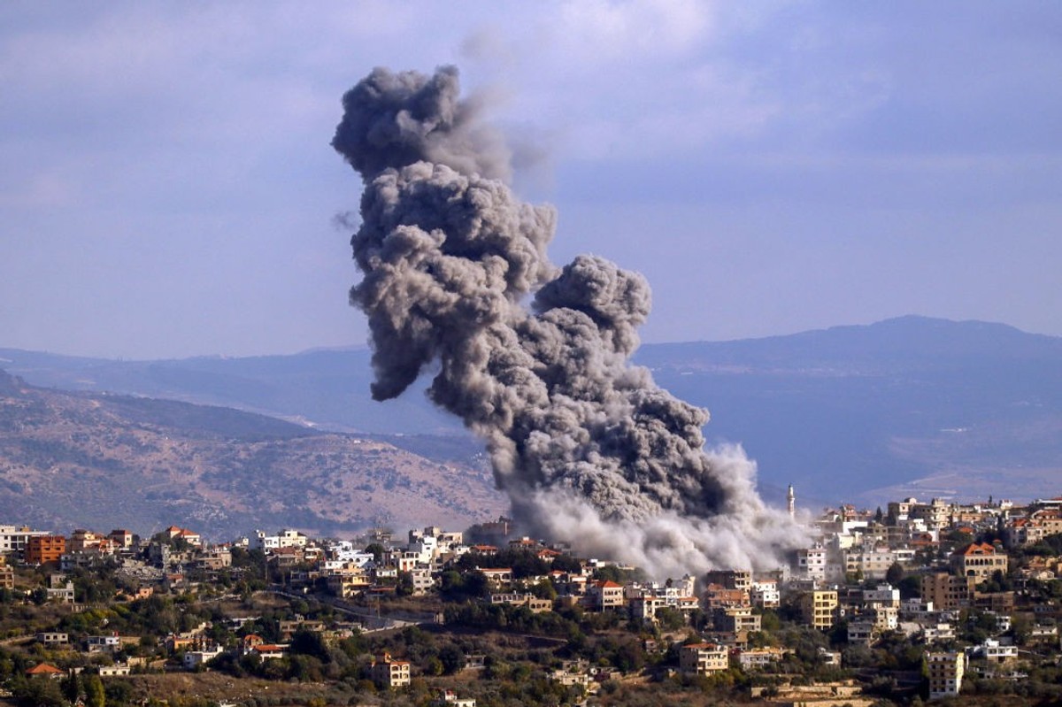 Airstrike in Lebanon by Israeli forces