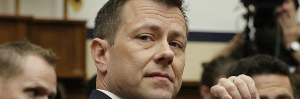 'I Just Fight Back': Trump Celebrates Firing of Peter Strzok, FBI Agent at Center of Unhinged Conspiracy Theories