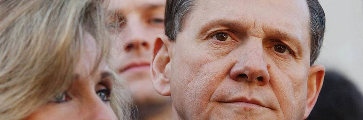 Critics Slam Roy Moore's "Disgusting" Fundraiser Based on Sexual Abuse Allegations