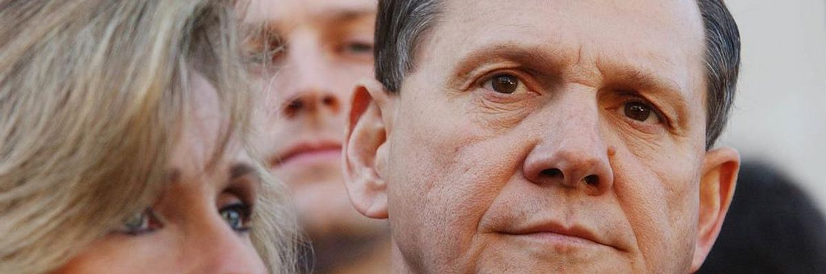 Critics Slam Roy Moore's "Disgusting" Fundraiser Based on Sexual Abuse Allegations