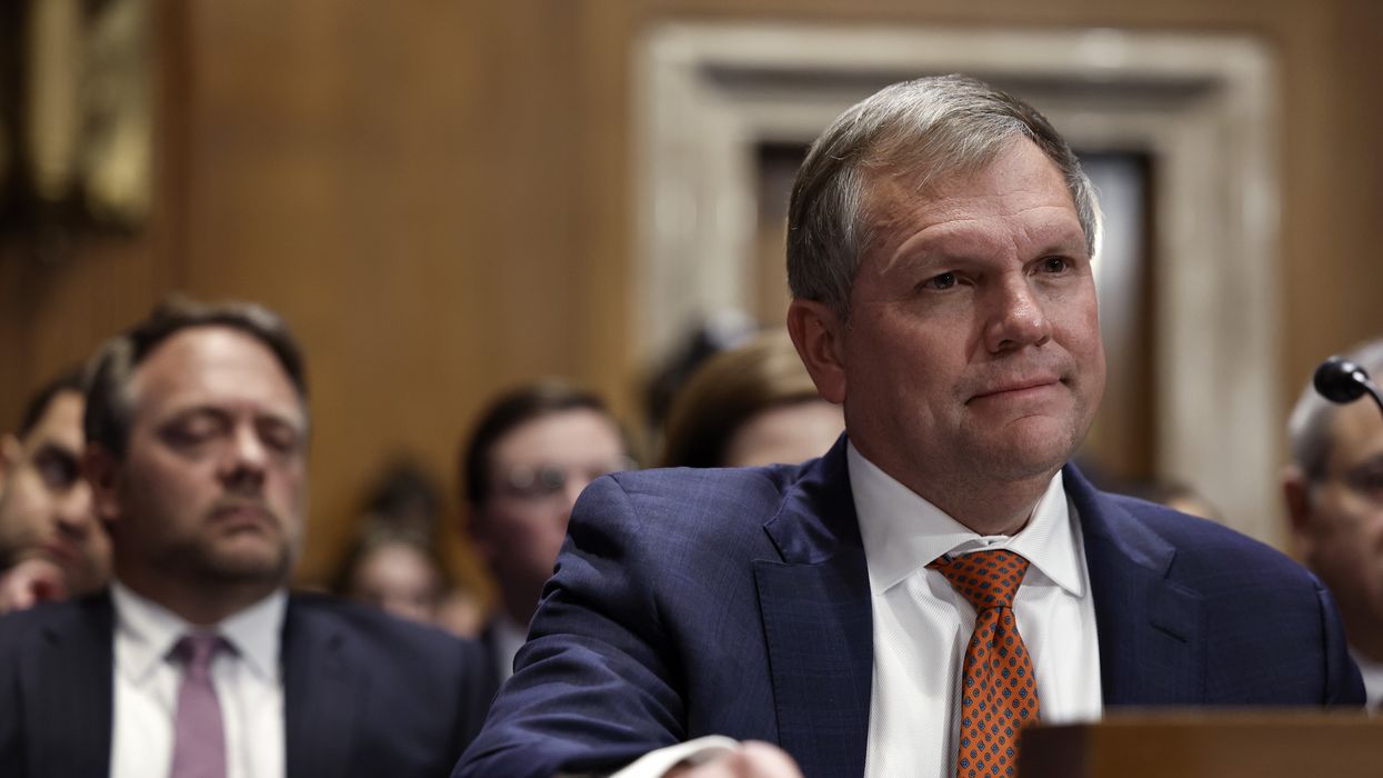 Alan Shaw, president and CEO of Norfolk Southern, testifies before the Senate Environment and Public Works Committee on March 9, 2023.